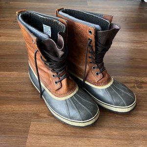 Sorel Premium Brown Leather Waterproof Insulated Boots (NM1561-256)